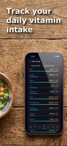 Assistant Fitness Vitamin Tracking